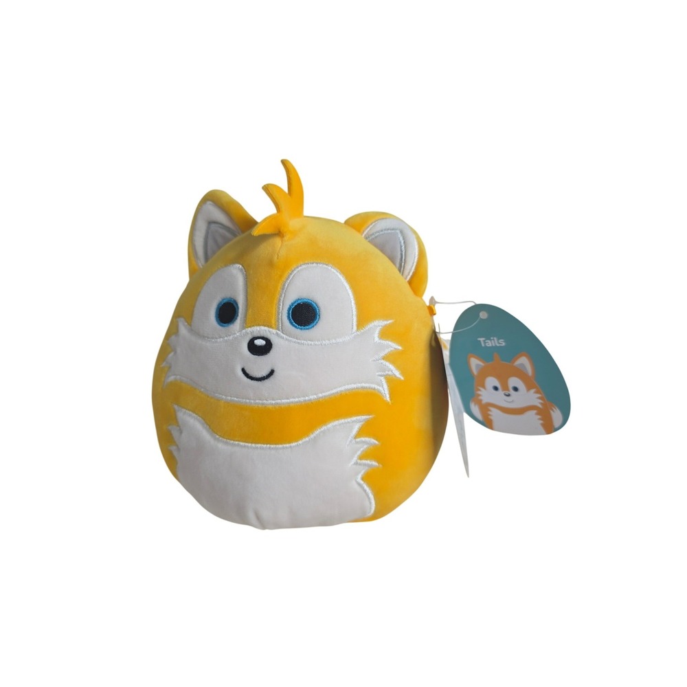 Squishmallows Sonic the Hedgehog Tails 7 Inch Plush Kellytoy‎ YellowFox NWT Soft